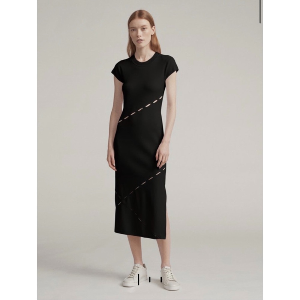 Rag n bone Eden short sleeve dress with slits small